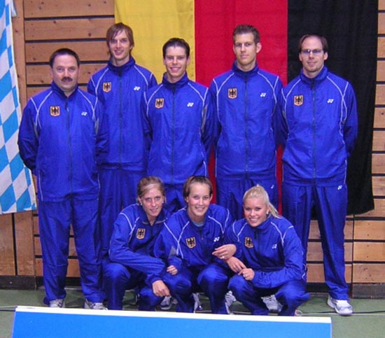 Badminton Länderspiel in Lohhof - Deutschland - Österreich